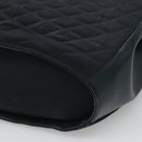 BALLY Shoulder Bag Nylon Black Auth bs23603-8