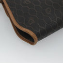 Christian Dior Honeycomb Canvas Shoulder Bag PVC Black Auth bs23609-16