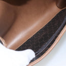 Christian Dior Honeycomb Canvas Shoulder Bag PVC Black Auth bs23609-11