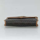 Christian Dior Honeycomb Canvas Shoulder Bag PVC Black Auth bs23609-5