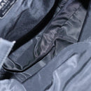 PRADA Hand Bag Nylon plastic Khaki Silver Auth bs23618-11