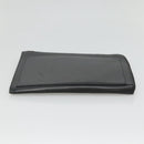 SAINT LAURENT Clutch Bag Leather Black Auth bs23631-6