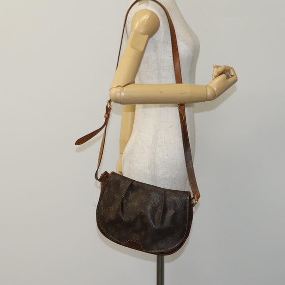 LOUIS VUITTON Monogram Menilmontant PM Shoulder Bag M40474 LV Auth bs23644