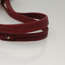 VALENTINO Backpack Leather Red Auth bs23660V-9