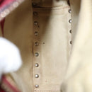 VALENTINO Backpack Leather Red Auth bs23660V-11