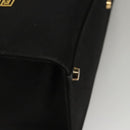 FENDI VERSACE Collaboration Fenderche Tote Bag Canvas 2way Black Auth bs23664-9