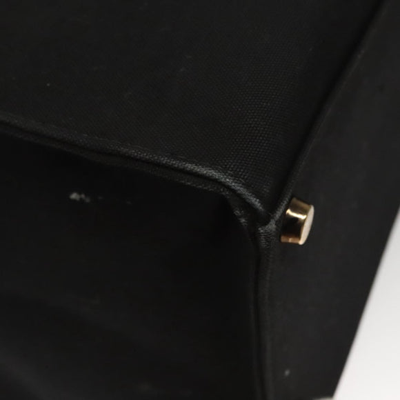 FENDI VERSACE Collaboration Fenderche Tote Bag Canvas 2way Black Auth bs23664