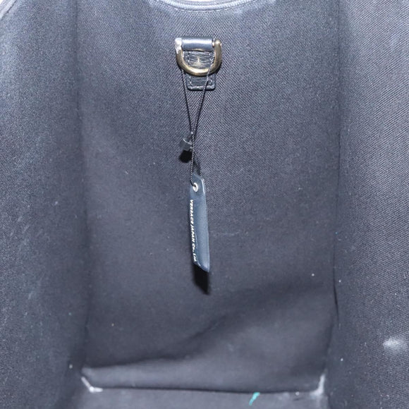 FENDI VERSACE Collaboration Fenderche Tote Bag Canvas 2way Black Auth bs23664