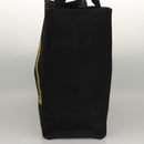 FENDI VERSACE Collaboration Fenderche Tote Bag Canvas 2way Black Auth bs23664-3