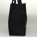 FENDI VERSACE Collaboration Fenderche Tote Bag Canvas 2way Black Auth bs23664-4