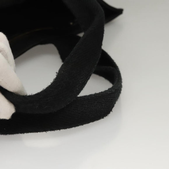 FENDI VERSACE Collaboration Fenderche Tote Bag Canvas 2way Black Auth bs23664