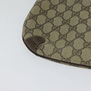 GUCCI GG Supreme Web Sherry Line Bag PVC Beige Gold 39 02 026 Auth bs23685-16