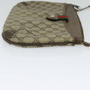 GUCCI GG Supreme Web Sherry Line Bag PVC Beige Gold 39 02 026 Auth bs23685-4