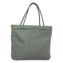 PRADA Hand Bag Nylon Green Auth bs23688-1