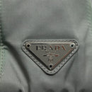 PRADA Hand Bag Nylon Green Auth bs23688-18