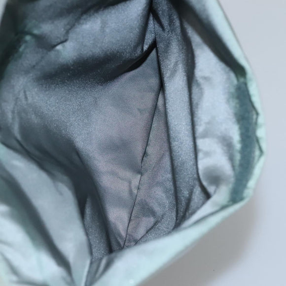 PRADA Hand Bag Nylon Green Auth bs23688