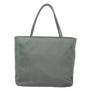 PRADA Hand Bag Nylon Green Auth bs23688-2