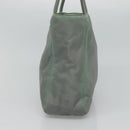 PRADA Hand Bag Nylon Green Auth bs23688-4