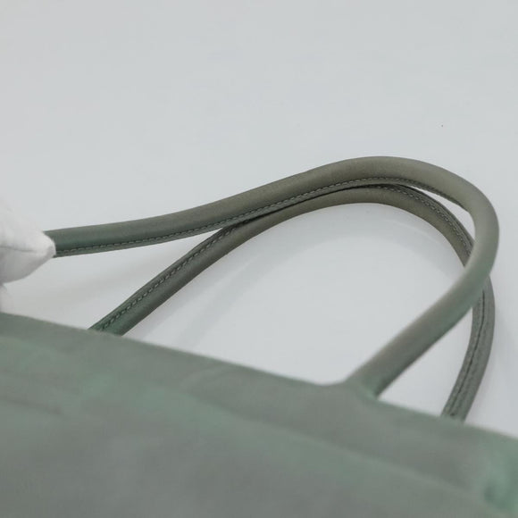 PRADA Hand Bag Nylon Green Auth bs23688