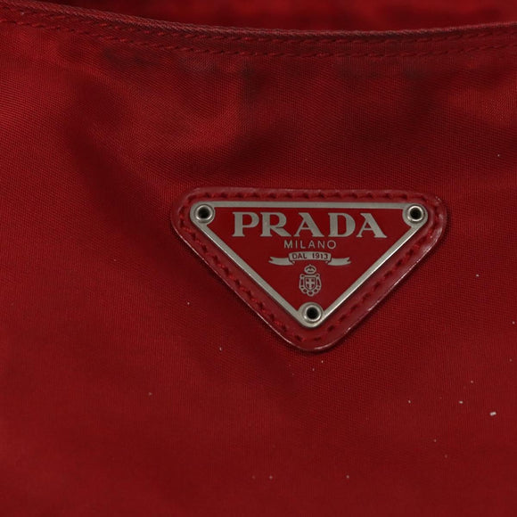 PRADA Tote Bag Nylon Red Auth bs23689