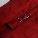 PRADA Tote Bag Nylon Red Auth bs23689-10