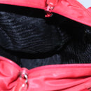 PRADA Tote Bag Nylon Red Auth bs23689-21