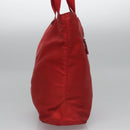 PRADA Tote Bag Nylon Red Auth bs23689-4
