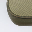 GIVENCHY Shoulder Bag Canvas Leather Beige Gold Auth bs23699-13