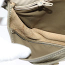 GIVENCHY Shoulder Bag Canvas Leather Beige Gold Auth bs23699-20
