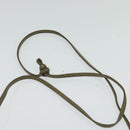 GIVENCHY Shoulder Bag Canvas Leather Beige Gold Auth bs23699-8