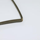 GIVENCHY Shoulder Bag Canvas Leather Beige Gold Auth bs23699-9