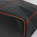 BOTTEGA VENETA Shoulder Bag PVC Leather Black Brown gold Auth bs23702-9