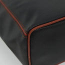 BOTTEGA VENETA Shoulder Bag PVC Leather Black Brown gold Auth bs23702-16