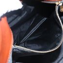 BOTTEGA VENETA Shoulder Bag PVC Leather Black Brown gold Auth bs23702-12