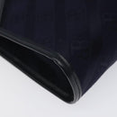 BALENCIAGA Clutch Bag Canvas Navy Auth bs23704-16