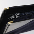BALENCIAGA Clutch Bag Canvas Navy Auth bs23704-9