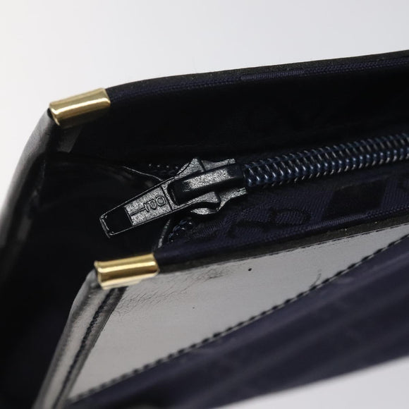 BALENCIAGA Clutch Bag Canvas Navy Auth bs23704