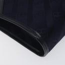 BALENCIAGA Clutch Bag Canvas Navy Auth bs23704-14