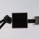 LOUIS VUITTON Porte Cles Tricube Charm metal Silver M67140 LV Auth bs23713-9