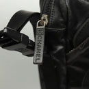 CHANEL Sports Shoulder Bag Coated Canvas Black CC Auth bs23718-10