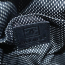 CHANEL Sports Shoulder Bag Coated Canvas Black CC Auth bs23718-18