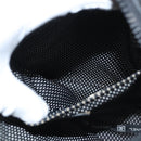 CHANEL Sports Shoulder Bag Coated Canvas Black CC Auth bs23718-21