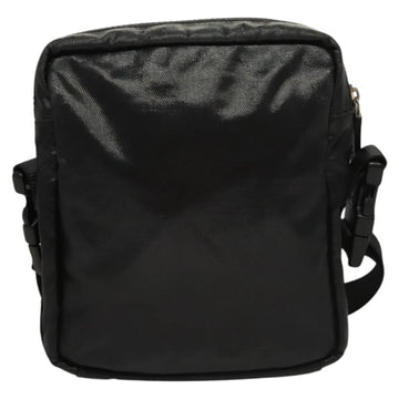 CHANEL Sports Shoulder Bag Coated Canvas Black CC Auth bs23718 - 0