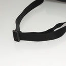 CHANEL Sports Shoulder Bag Coated Canvas Black CC Auth bs23718-7