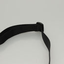 CHANEL Sports Shoulder Bag Coated Canvas Black CC Auth bs23718-8