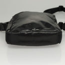 CHANEL Sports Shoulder Bag Coated Canvas Black CC Auth bs23718-5