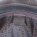 CELINE C Macadam Canvas Shoulder Bag Brown Gold Auth bs23720-14