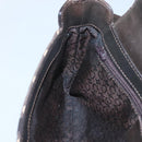 CELINE C Macadam Canvas Shoulder Bag Brown Gold Auth bs23720-17