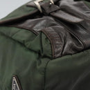 PRADA Backpack Nylon Khaki Auth bs23722-16