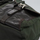 PRADA Backpack Nylon Khaki Auth bs23722-17